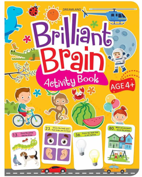 Brilliant Brain Activity Book Age 4+
