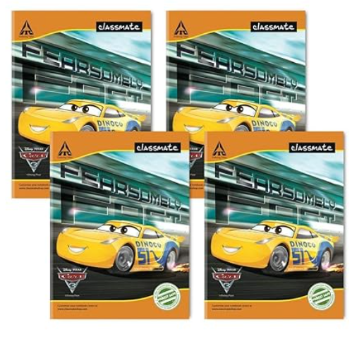 Classmate Four Line Practice Notebook Pack Of 4