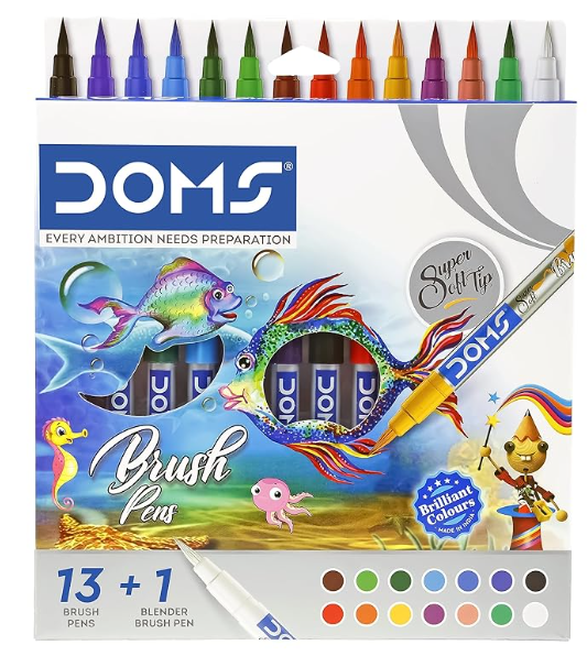 DOMS Brush Pen 14 Shades