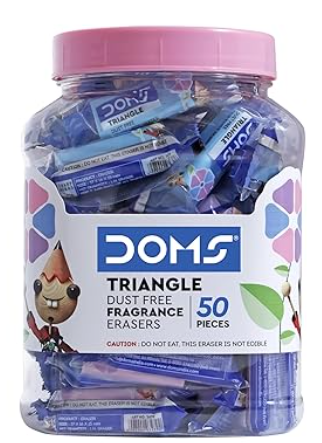 DOMS Triangle Fragrance Eraser Jar