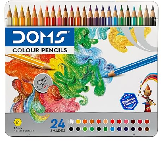 DOMS Colour Pencils 24 Shades