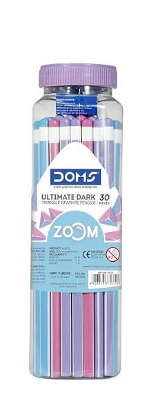 DOMS Zoom Triangle Pencil Jar