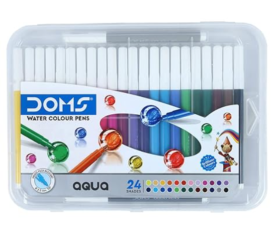 DOMS Aqua Sketch Pens 24 Shades