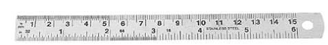 30cm Stainless Steel Scale Pack Of 3